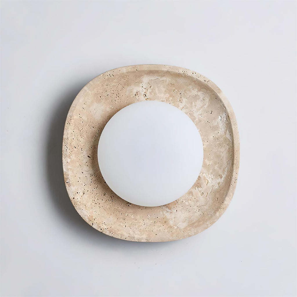 Faldenenora Travertine Wall Light-Moonnatur