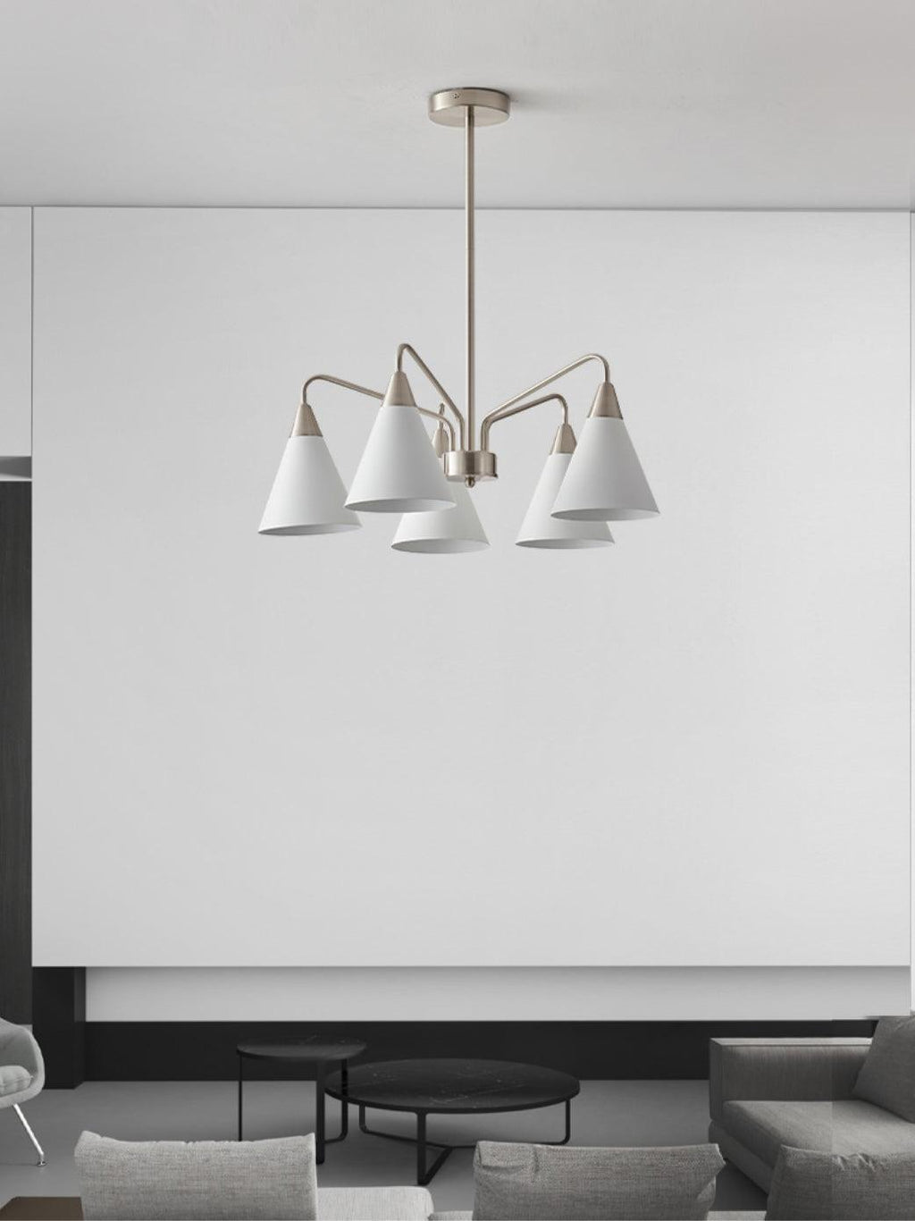 Helrenelle Iron Chandelier-Moonnatur