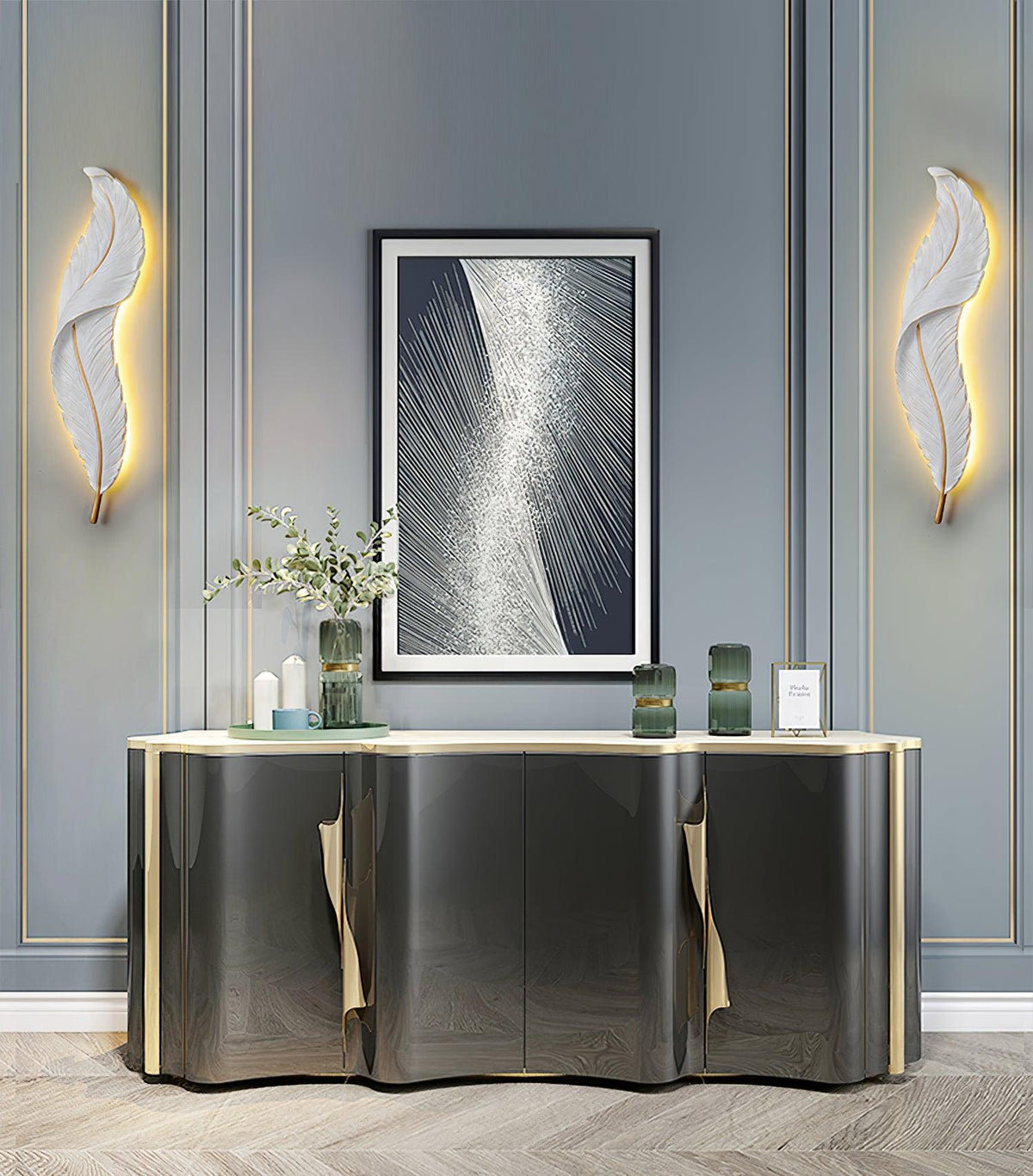 Ilvenina Resin Wall Light-Moonnatur