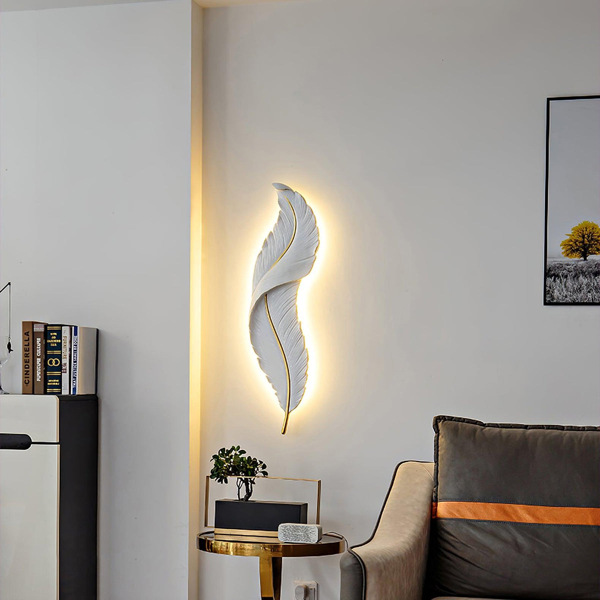 Ilvenina Resin Wall Light-Moonnatur