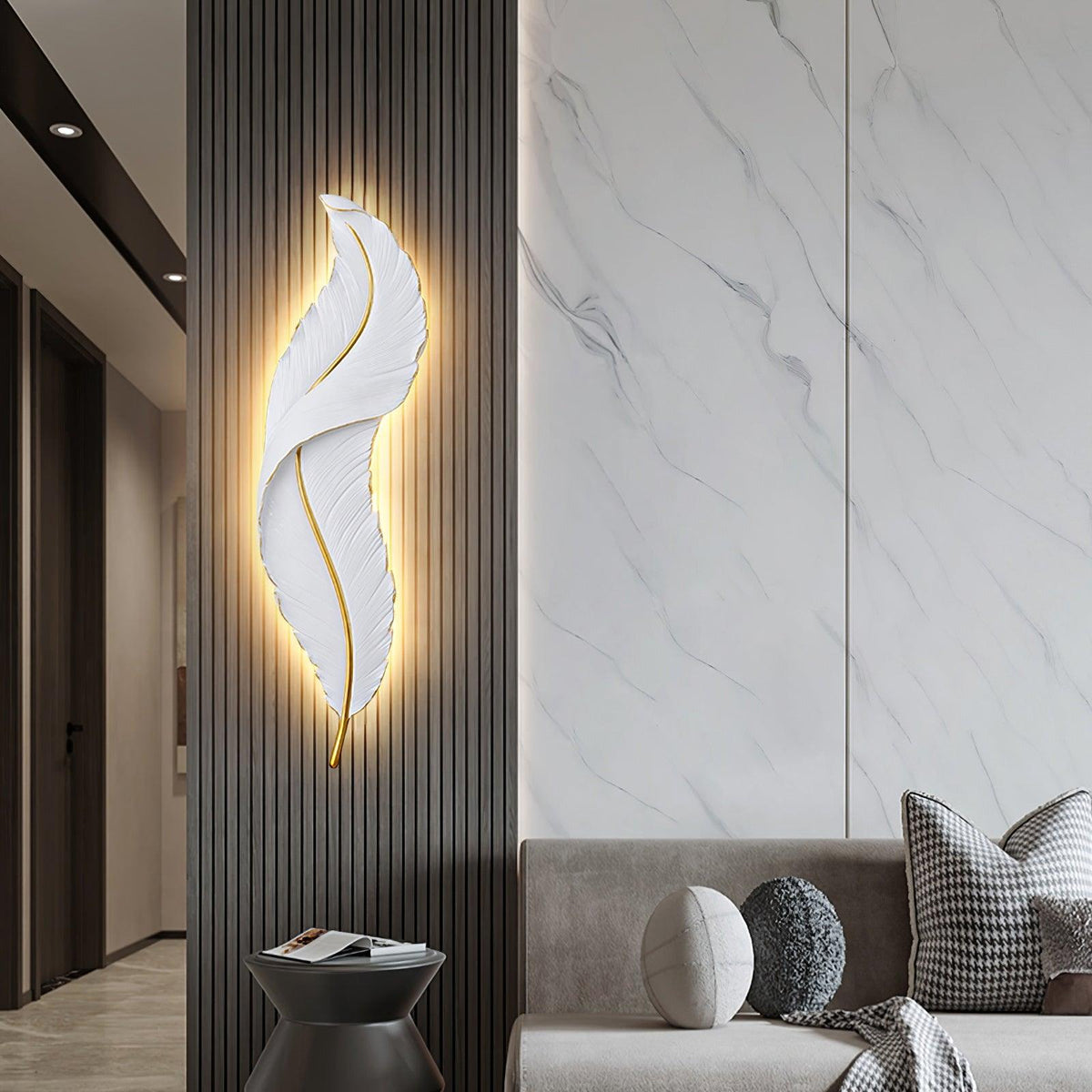 Ilvenina Resin Wall Light-Moonnatur