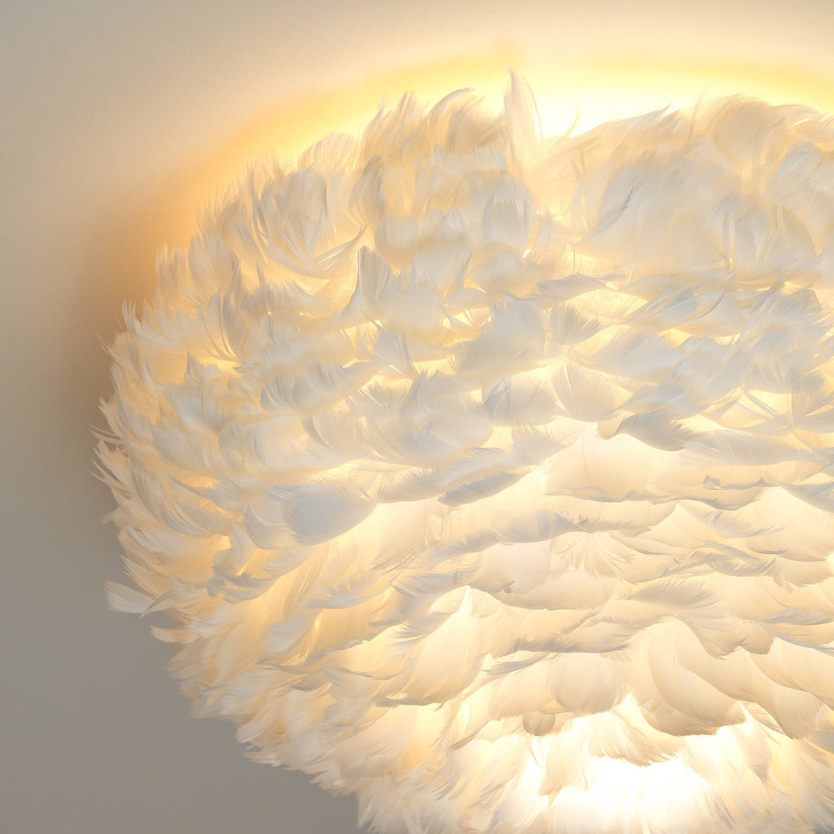 Haldenwyn Feather Ceiling Light-Moonnatur