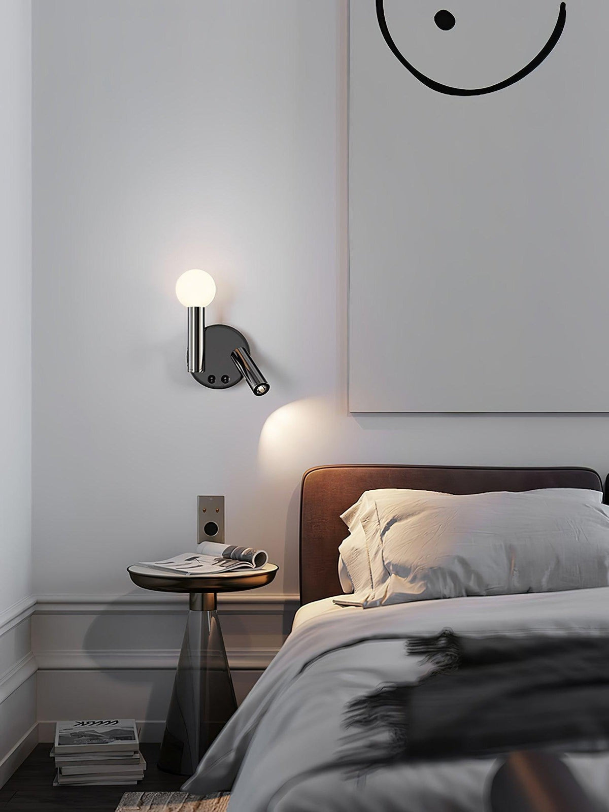 Ovelia Acrylic Wall Lamp-Moonnatur