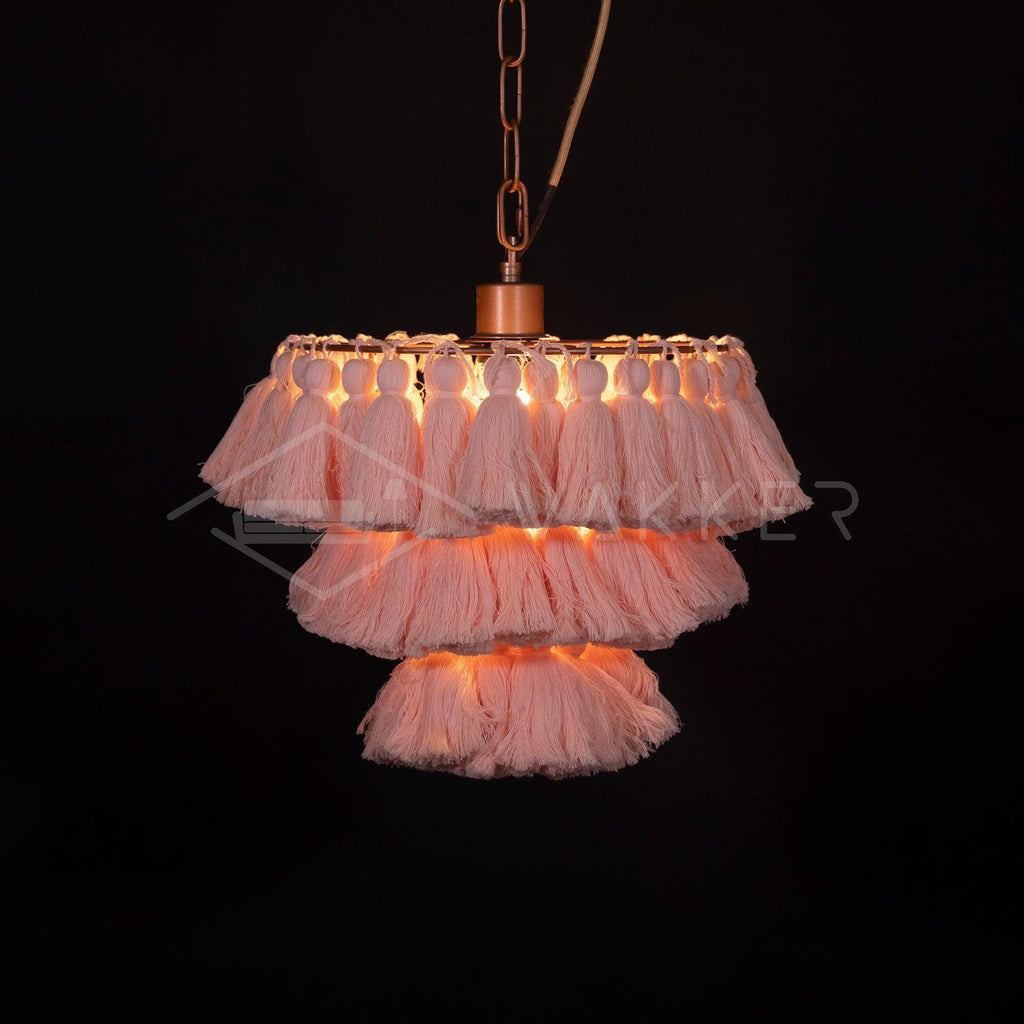 Ceravelle Fabric Chandelier-Moonnatur