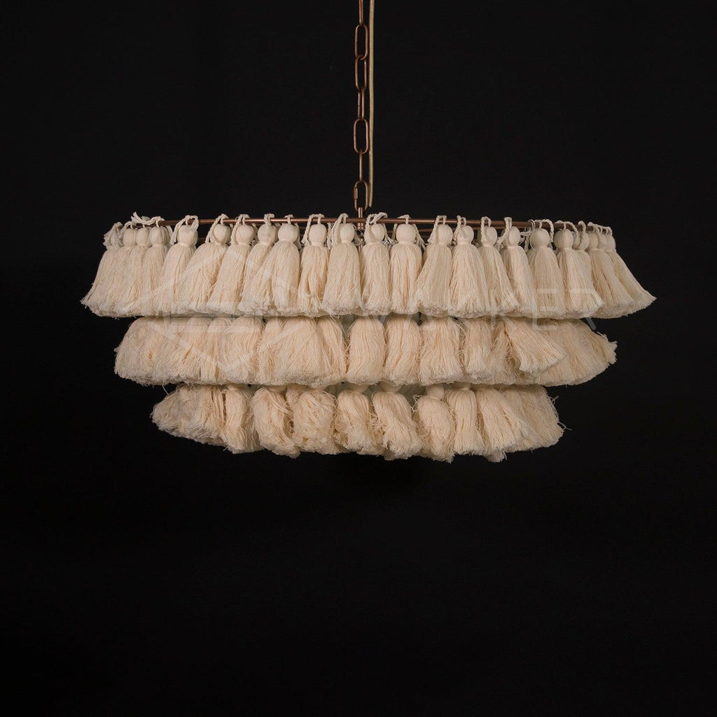Ceravelle Fabric Chandelier-Moonnatur