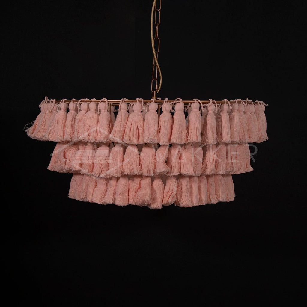 Ceravelle Fabric Chandelier-Moonnatur