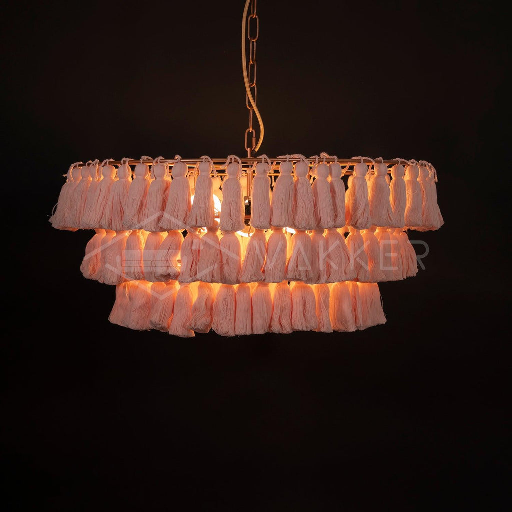 Ceravelle Fabric Chandelier-Moonnatur