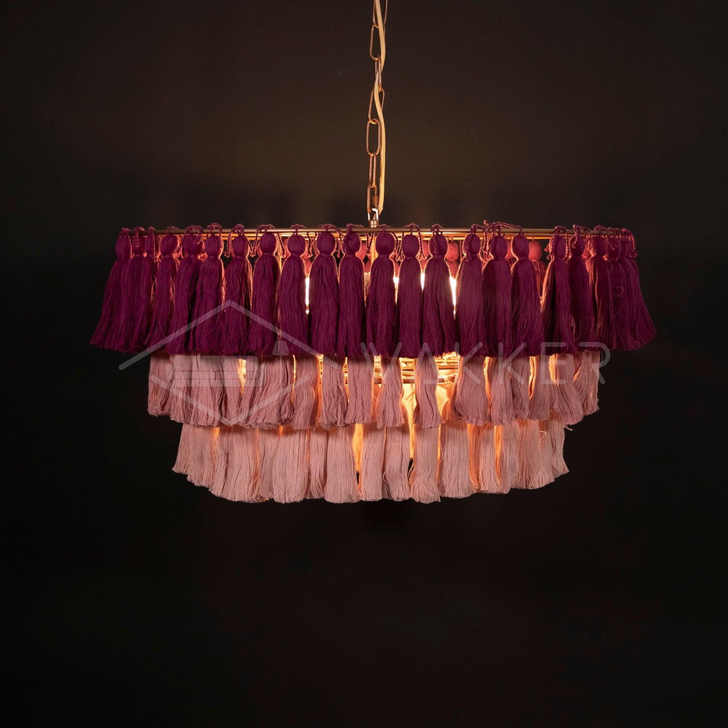 Ceravelle Fabric Chandelier-Moonnatur