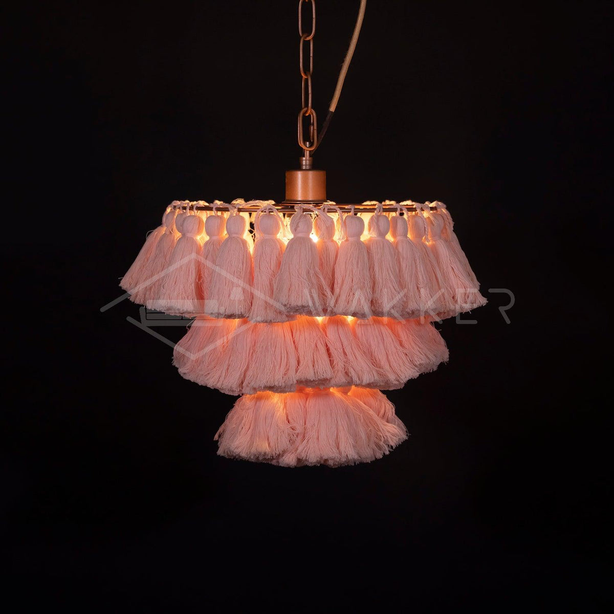 Ceravelle Fabric Chandelier-Moonnatur