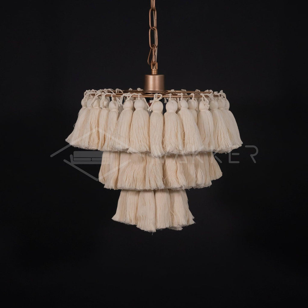Ceravelle Fabric Chandelier-Moonnatur