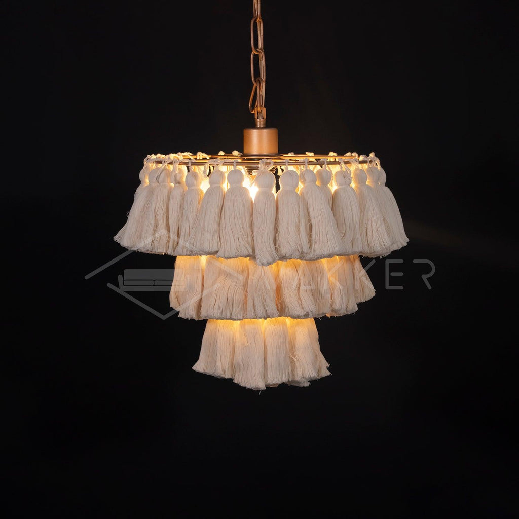 Ceravelle Fabric Chandelier-Moonnatur