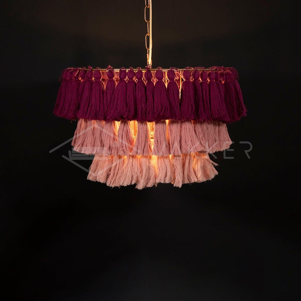 Ceravelle Fabric Chandelier-Moonnatur