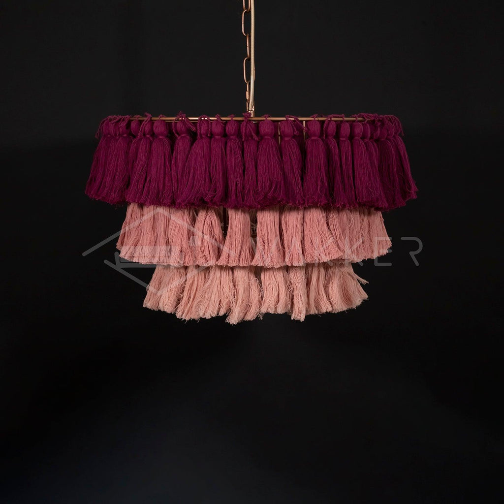 Ceravelle Fabric Chandelier-Moonnatur