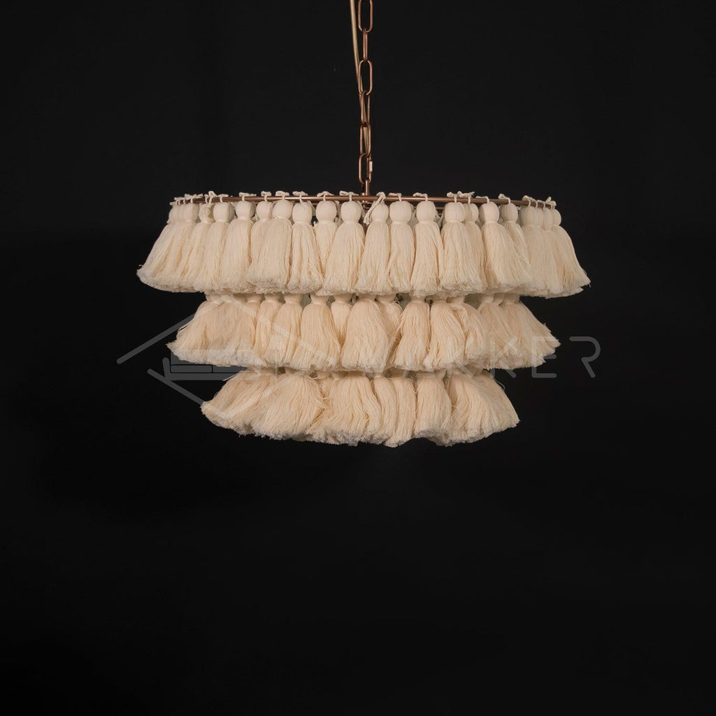 Ceravelle Fabric Chandelier-Moonnatur