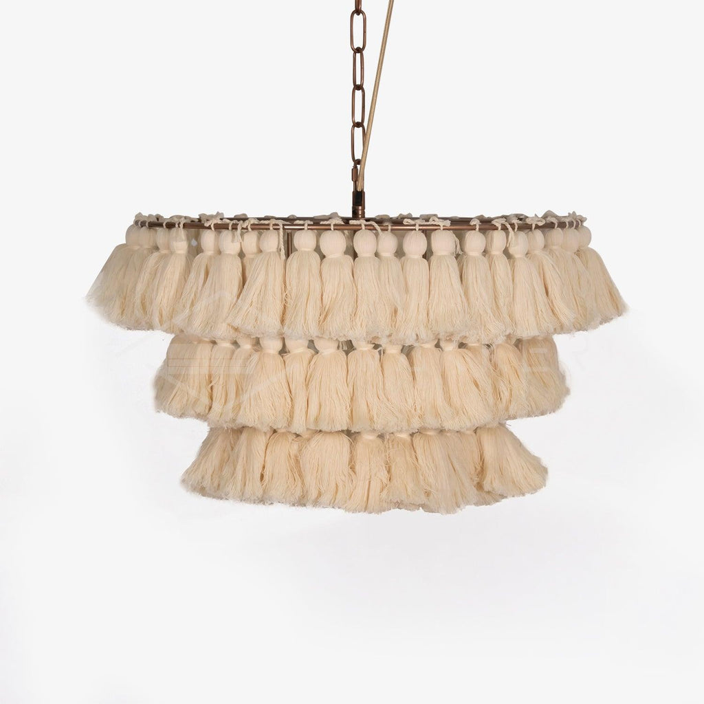 Ceravelle Fabric Chandelier-Moonnatur