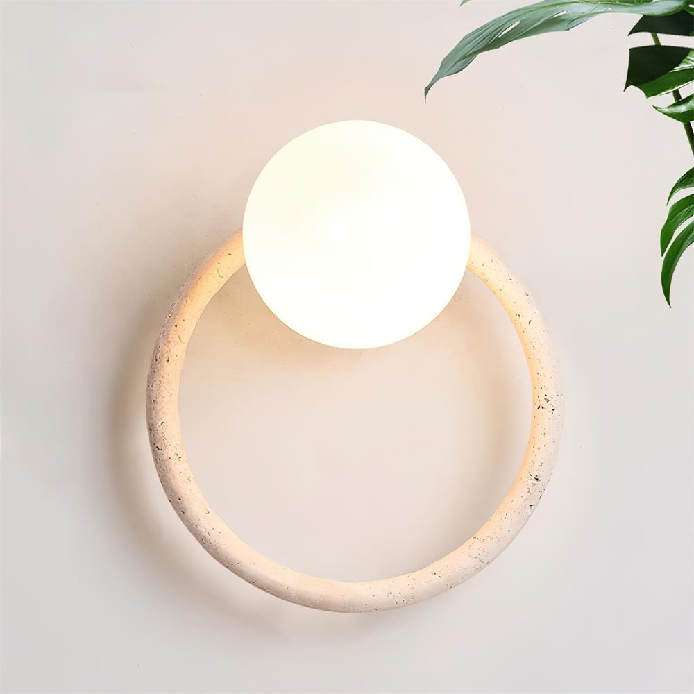 Loveneth Travertine Wall Light-Moonnatur