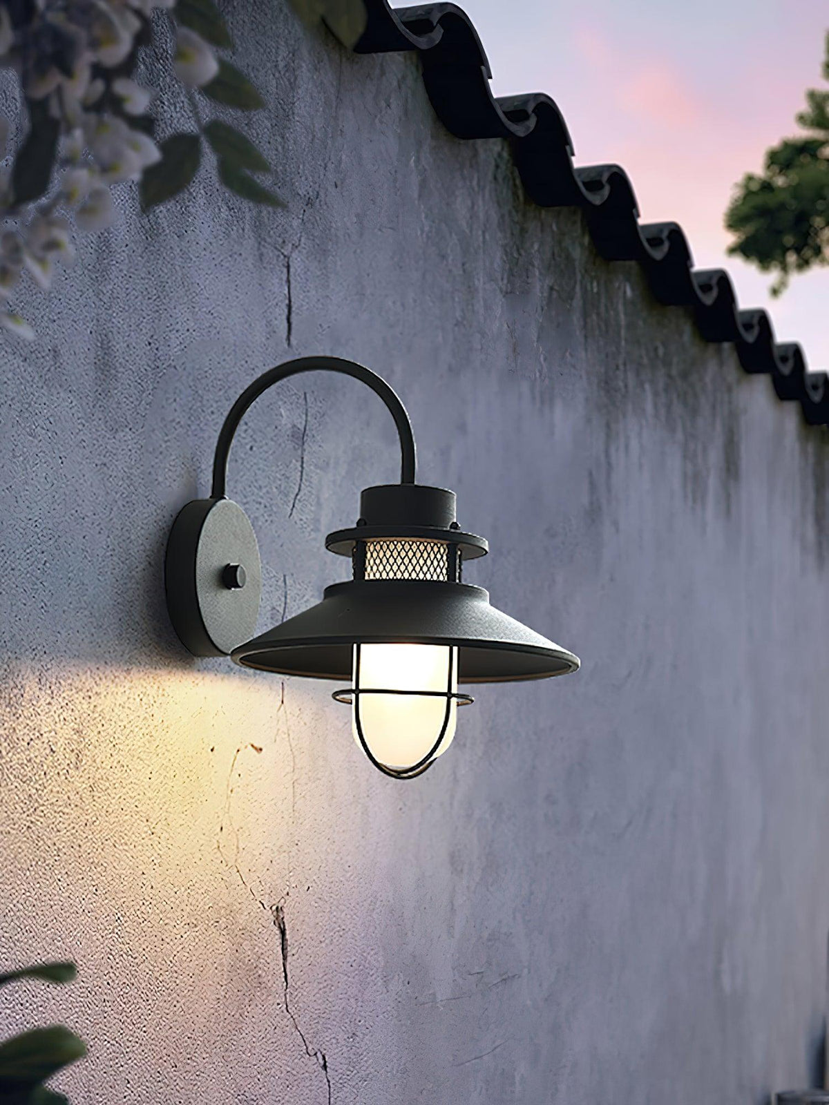 Silvenaria Glass Wall Light-Moonnatur