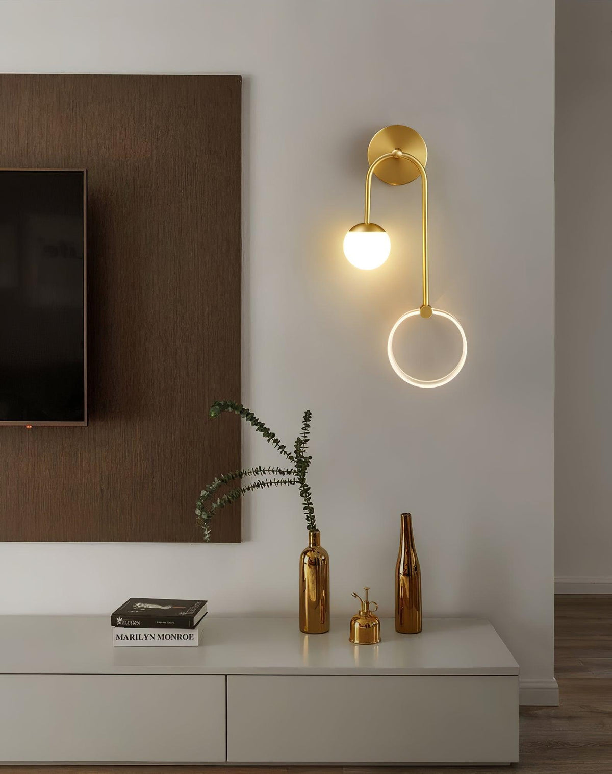 Olivane Glass Wall Lamp-Moonnatur