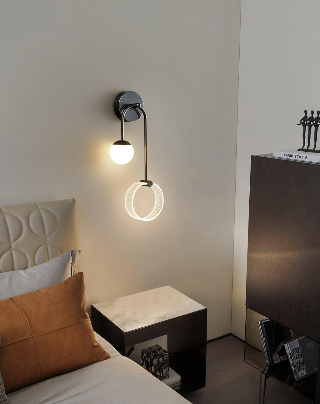 Olivane Glass Wall Lamp-Moonnatur