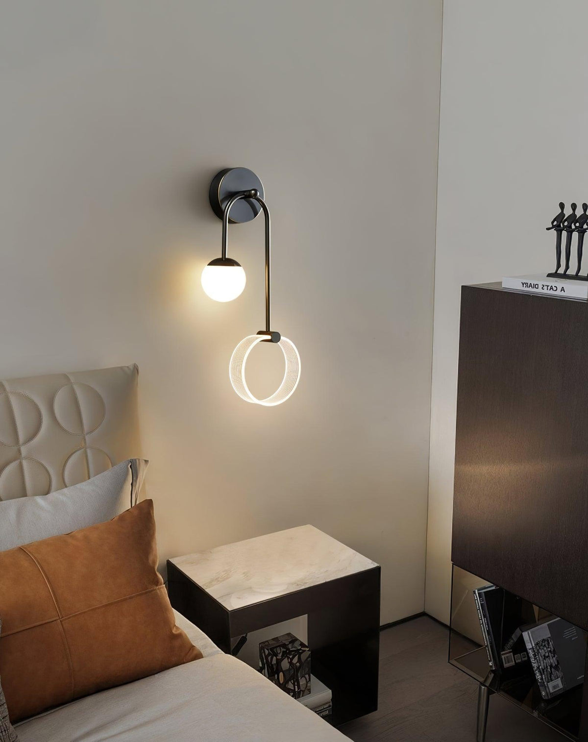 Olivane Glass Wall Lamp-Moonnatur