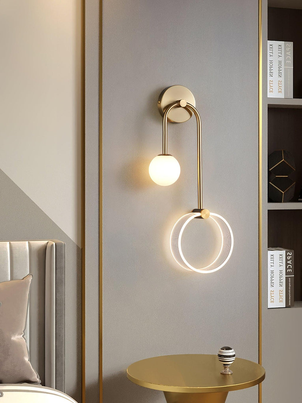 Olivane Glass Wall Lamp-Moonnatur