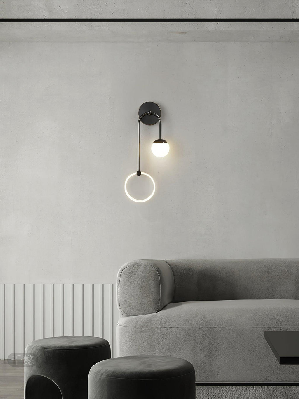 Olivane Glass Wall Lamp-Moonnatur