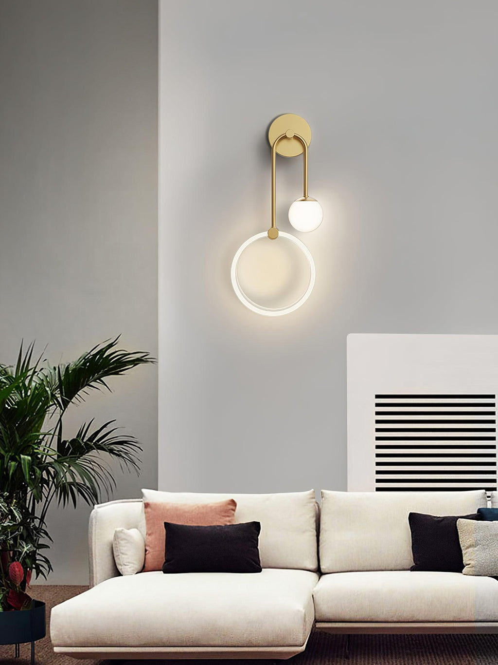 Olivane Glass Wall Lamp-Moonnatur