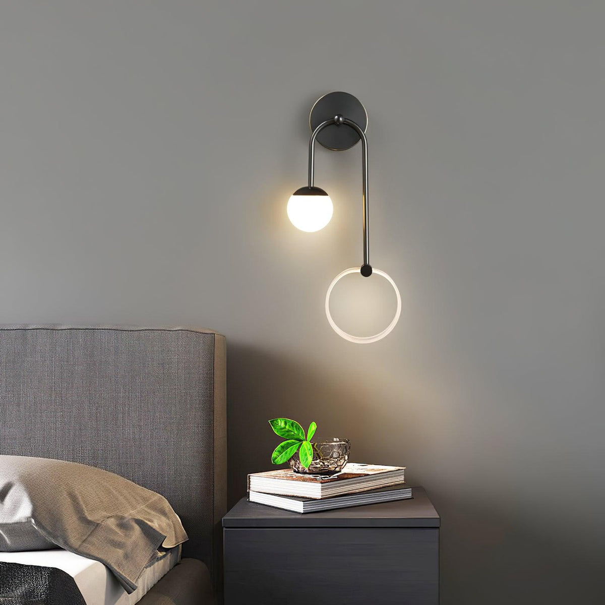 Olivane Glass Wall Lamp-Moonnatur