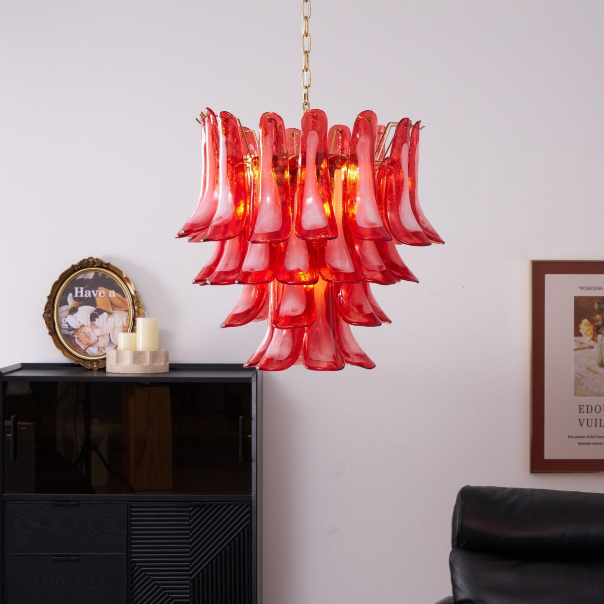 Kilvenfield Glass Chandelier-Moonnatur