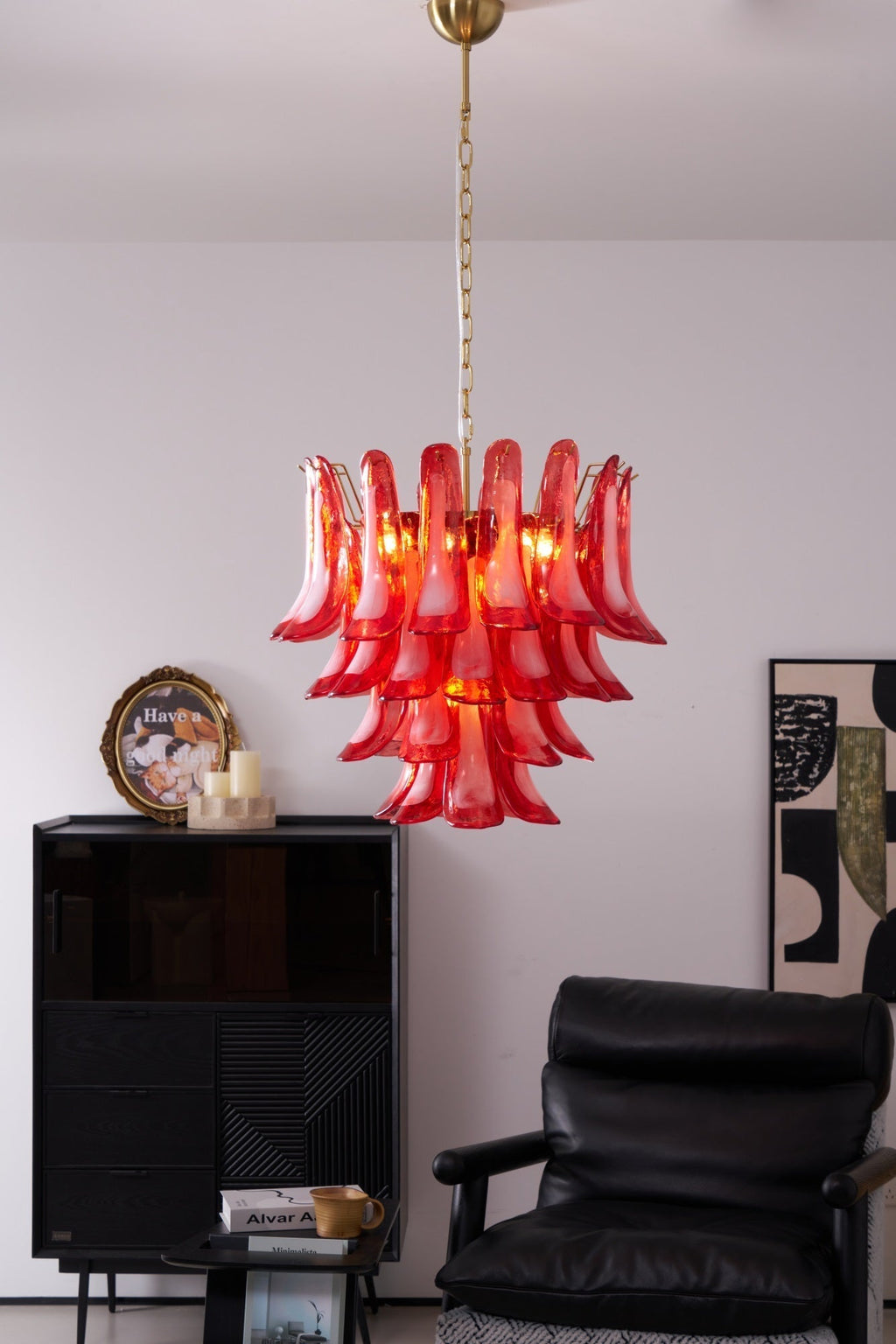 Kilvenfield Glass Chandelier-Moonnatur