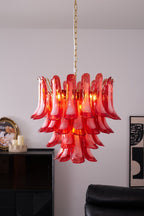 Kilvenfield Glass Chandelier-Moonnatur