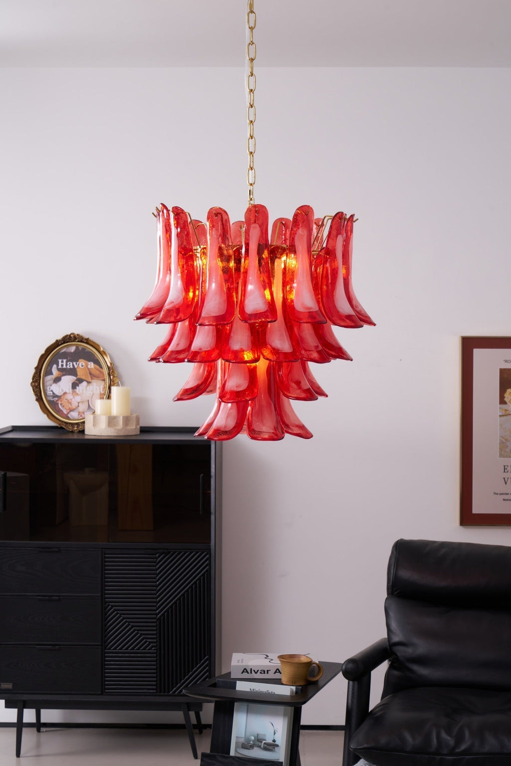 Kilvenfield Glass Chandelier-Moonnatur