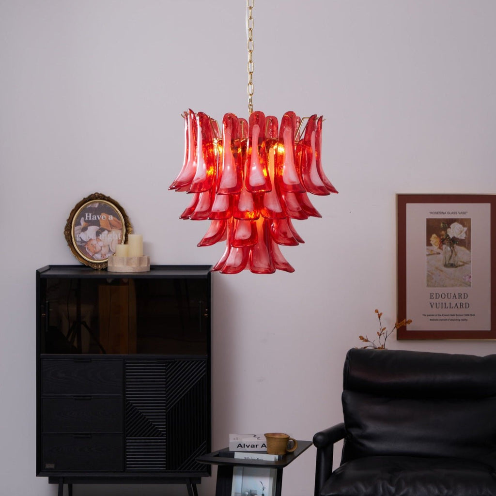 Kilvenfield Glass Chandelier-Moonnatur