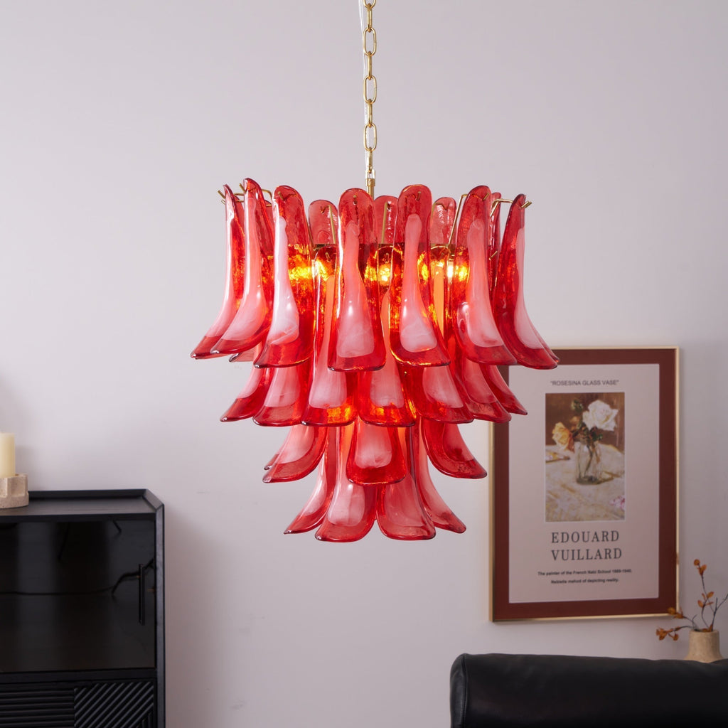 Kilvenfield Glass Chandelier-Moonnatur
