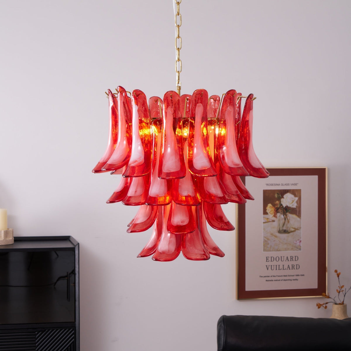 Kilvenfield Glass Chandelier-Moonnatur