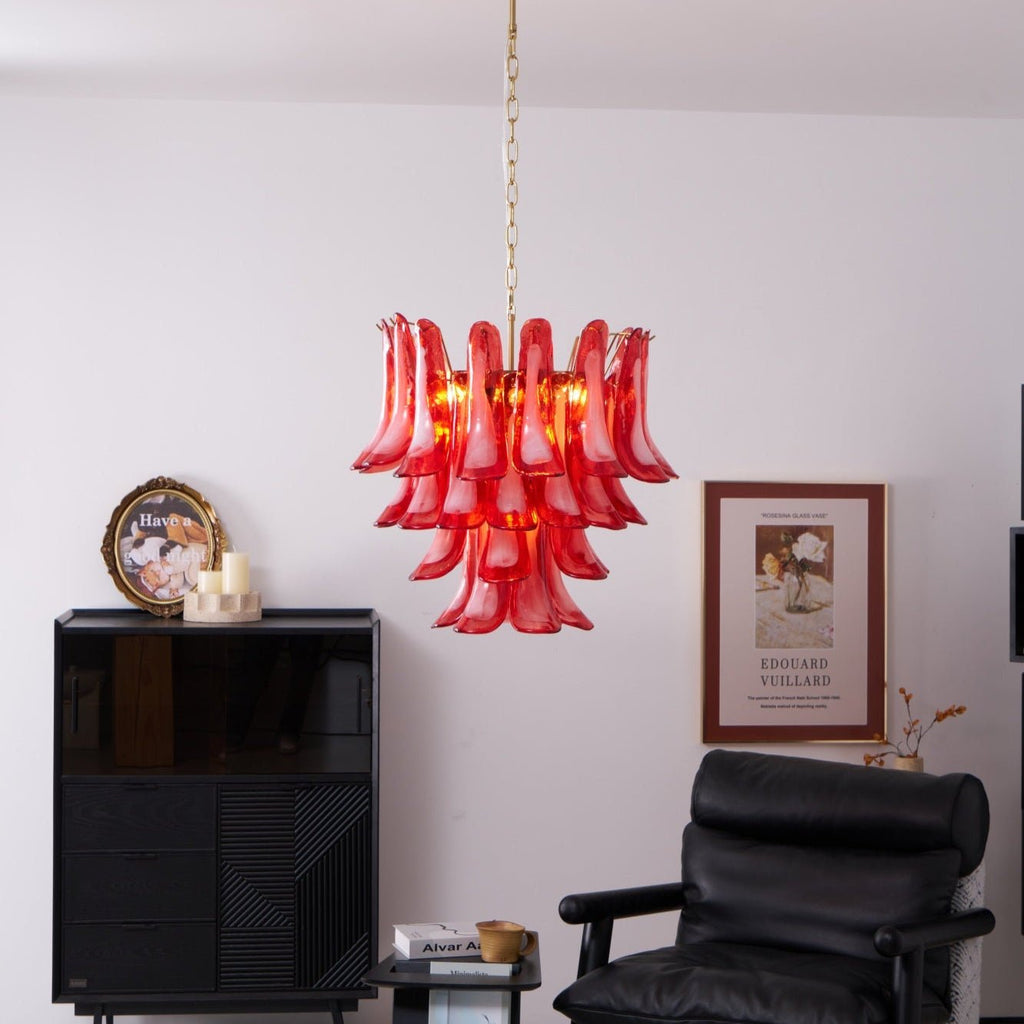 Kilvenfield Glass Chandelier-Moonnatur