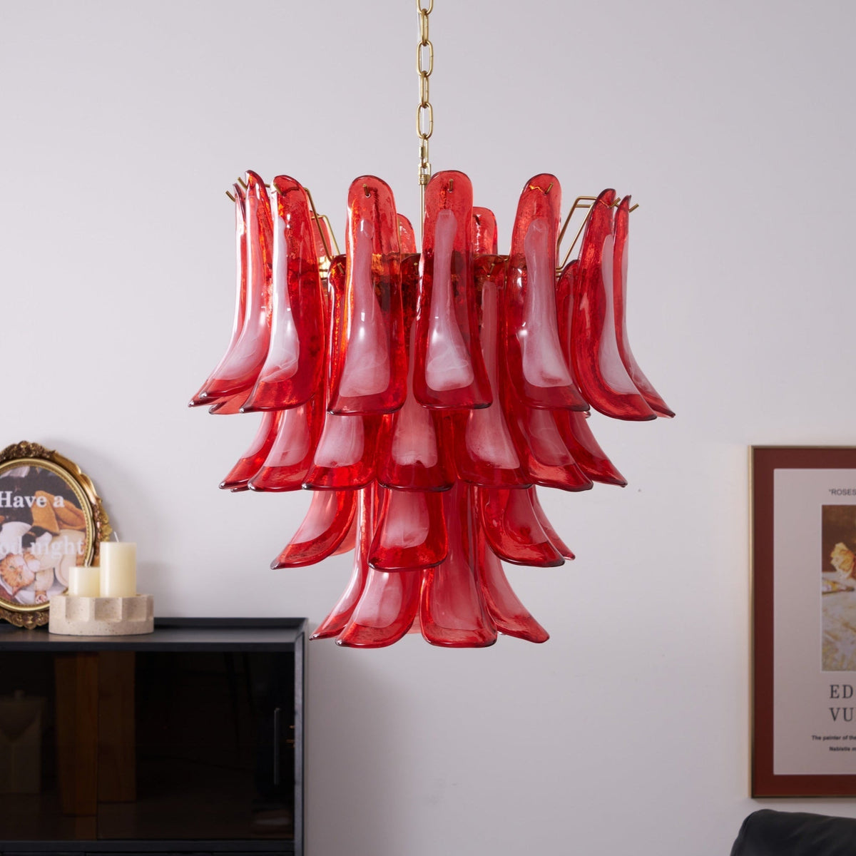 Kilvenfield Glass Chandelier-Moonnatur