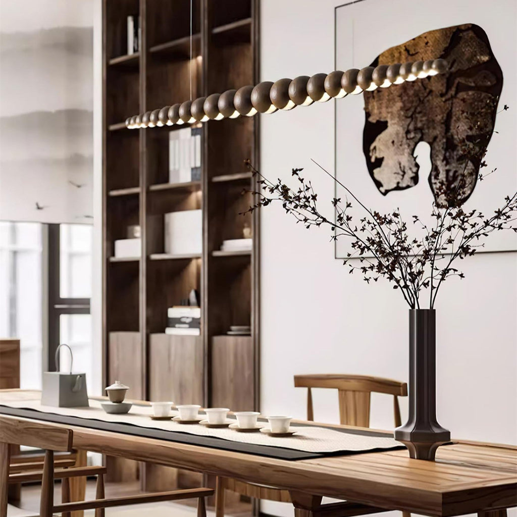 Renverley Wood Pendant Light-Moonnatur