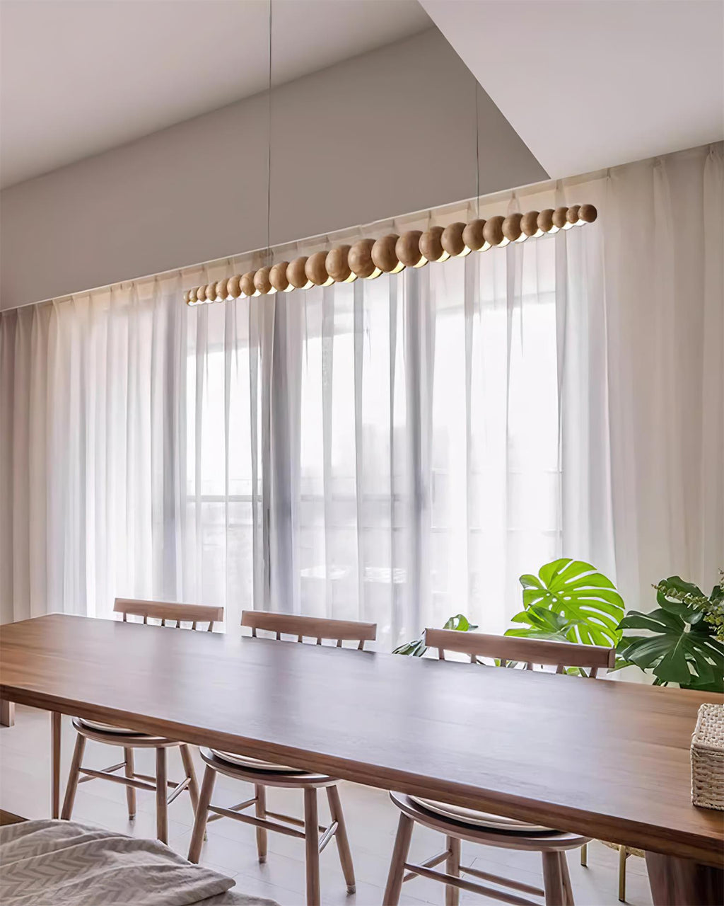 Rardenora Wood Chandelier-Moonnatur