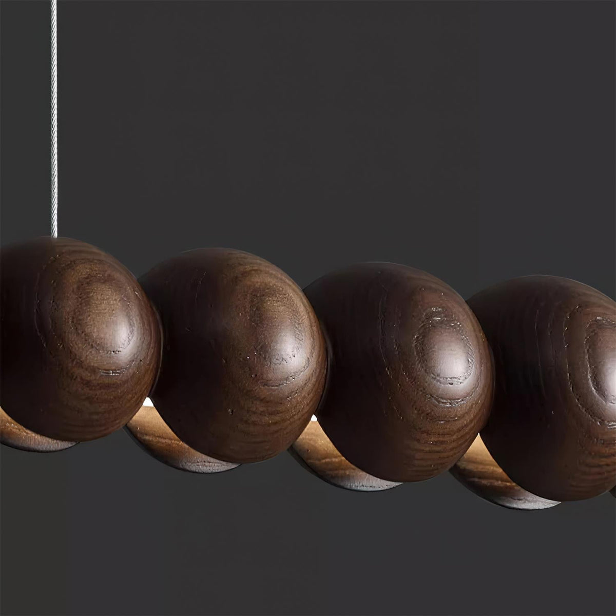 Rardenora Wood Chandelier-Moonnatur
