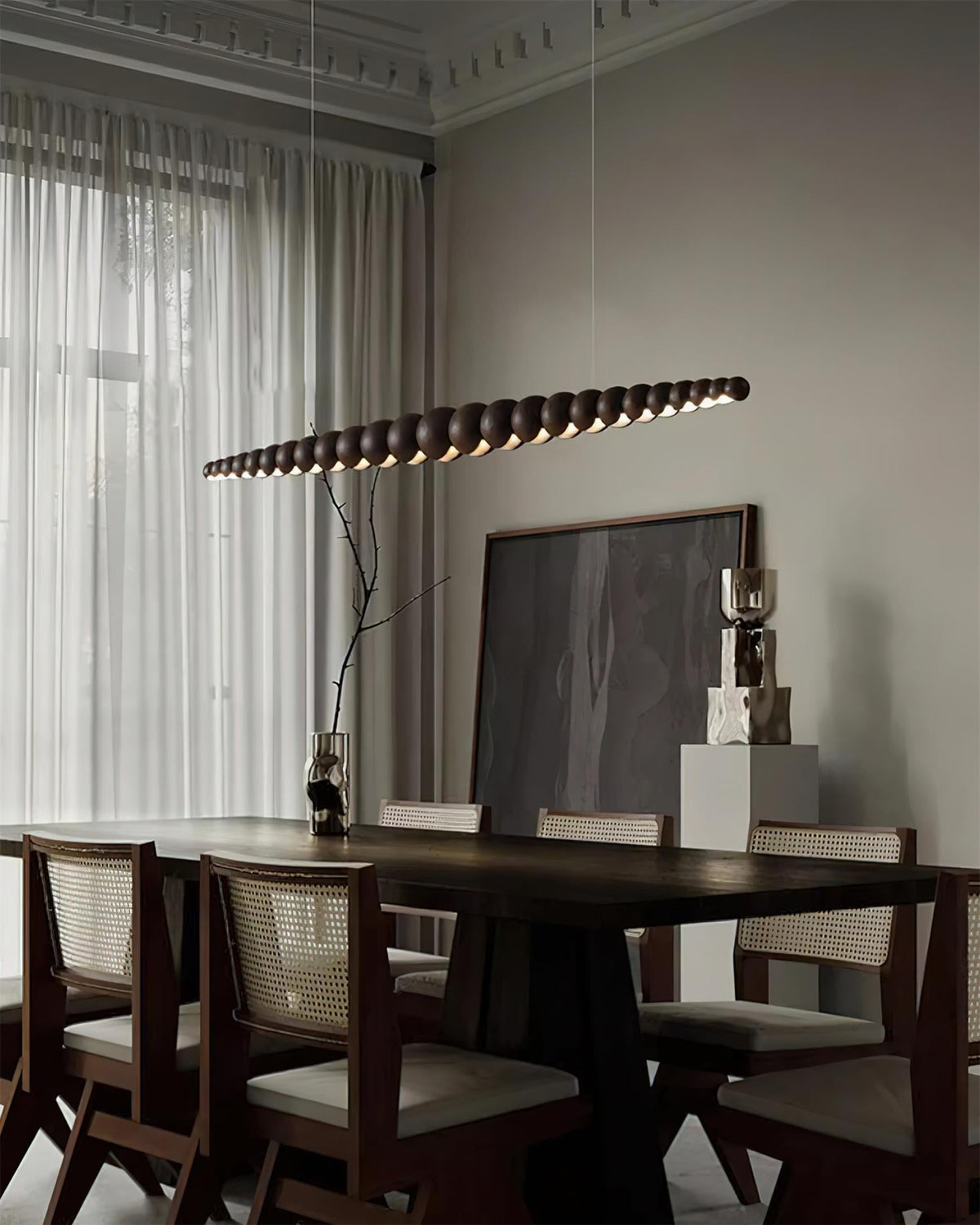 Rardenora Wood Chandelier-Moonnatur