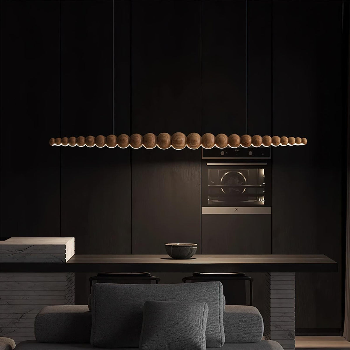 Renverley Wood Pendant Light-Moonnatur