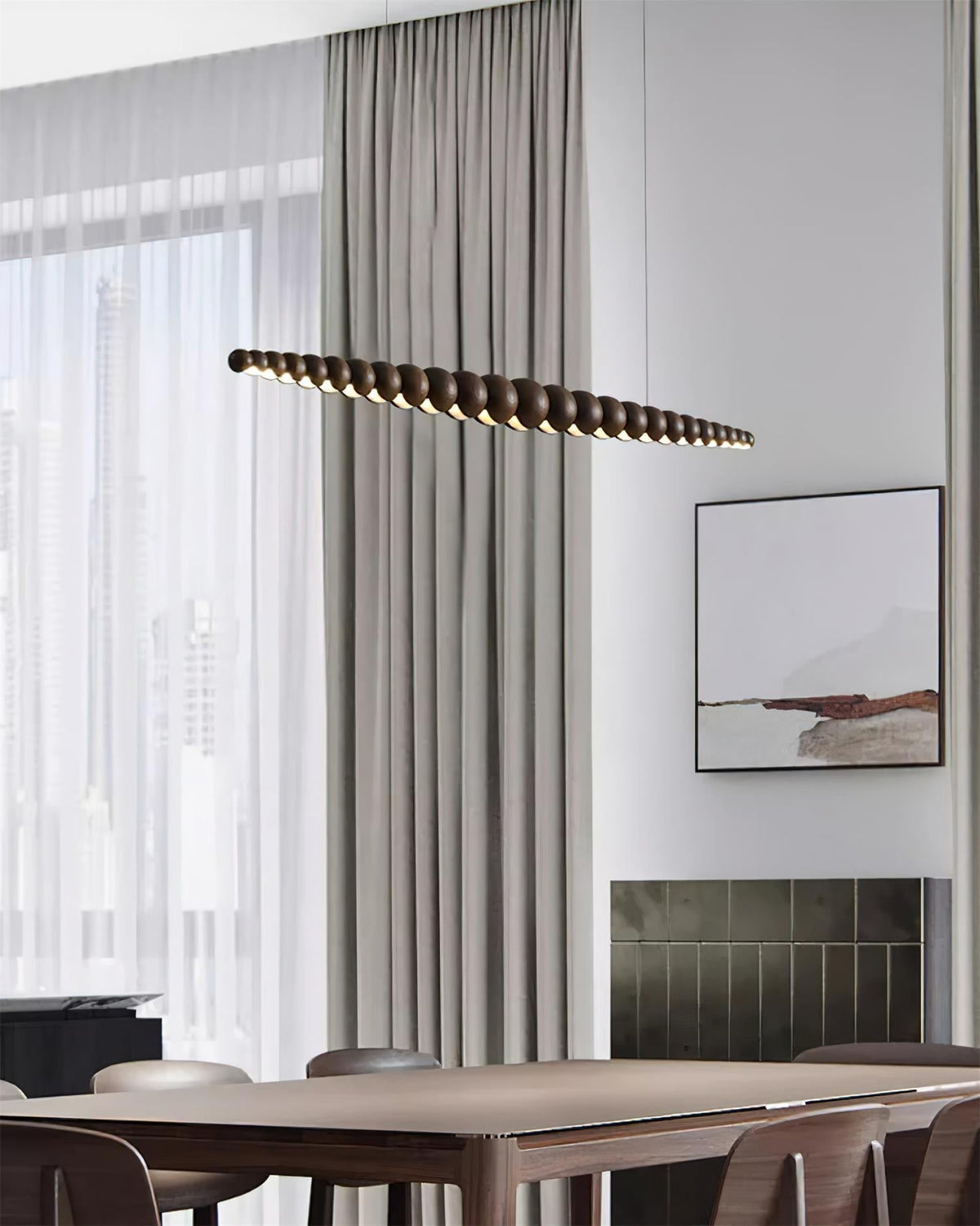 Rardenora Wood Chandelier-Moonnatur