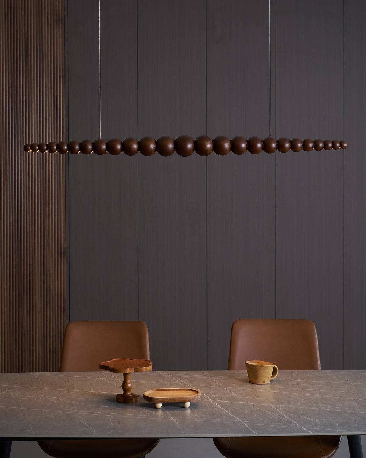 Rardenora Wood Chandelier-Moonnatur
