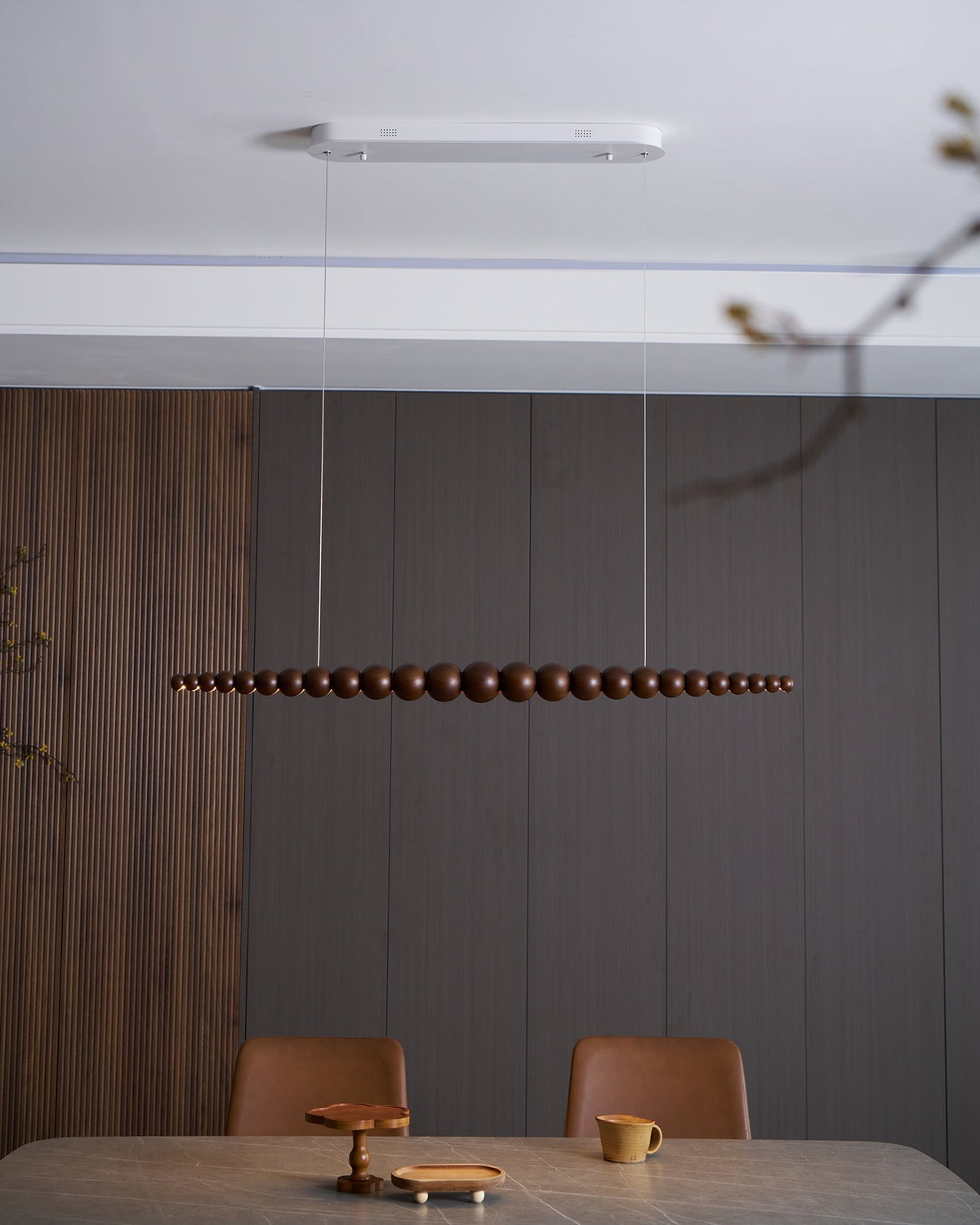 Rardenora Wood Chandelier-Moonnatur