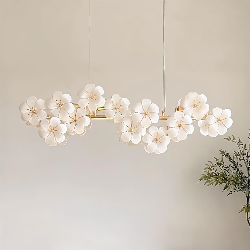 Erlenevia Glass Chandelier-Moonnatur
