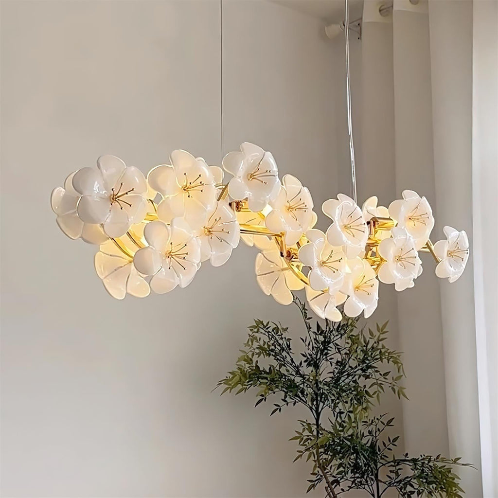 Erlenevia Glass Chandelier-Moonnatur