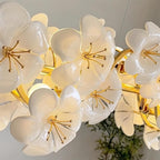 Erlenevia Glass Chandelier-Moonnatur