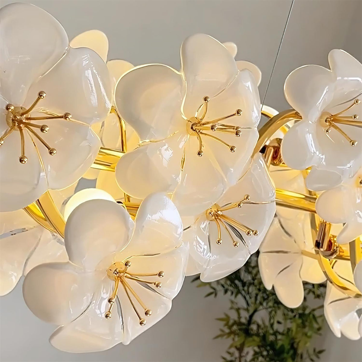 Erlenevia Glass Chandelier-Moonnatur