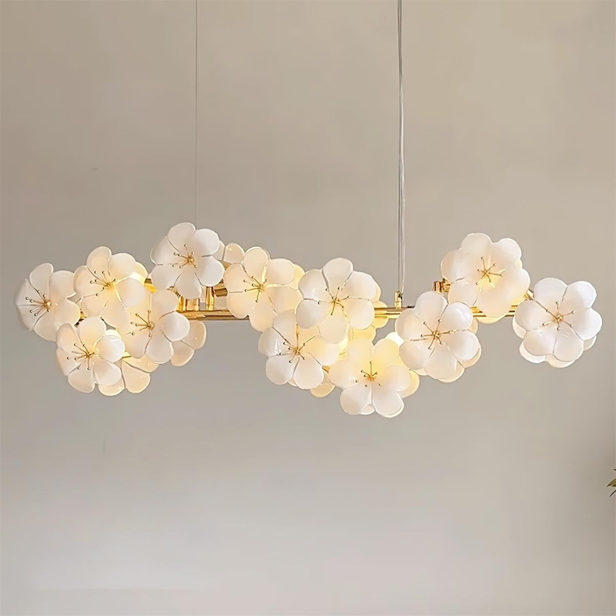 Erlenevia Glass Chandelier-Moonnatur
